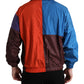 Multicolor Techno Fabric Windbreaker Jacket