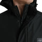 Sleek Black Windbreaker Jacket