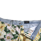 Multicolor Floral Cotton Bermuda Shorts