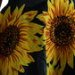 Summery Sunflower A-Line Midi Dress