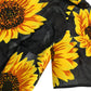 Summery Sunflower A-Line Midi Dress