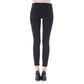 Black Polyester Women Skinny Pant