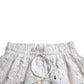 Chic High-Waisted Lace Shorts in Pure White