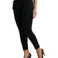 Chic High Waist Skinny Cropped Pants