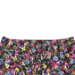 Vibrant High Waist Floral Shorts