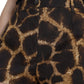 High Waist Giraffe Print Shorts