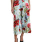 Floral High Waist Wide Leg Pants