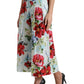 Floral High Waist Wide Leg Pants