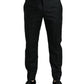 Elegant Slim Fit Wool Dress Pants