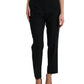 Elegant High Waist Wool Pants