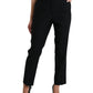 Elegant High Waist Wool Pants