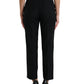 Elegant High Waist Wool Pants