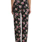 Floral High Waist Wide Leg Pants