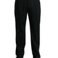 Elegant Black Wool Dress Pants