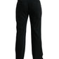 Elegant Black Wool Dress Pants