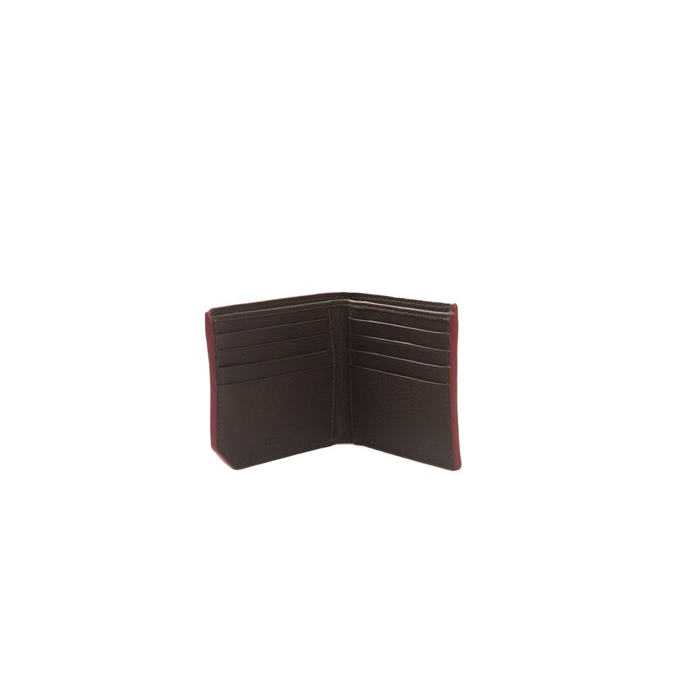 Brown Calf Leather Men Wallet