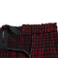 Tantalizing Tartan High-Waist Mini Skirt