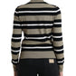 Multicolor Striped Wool Turtleneck Sweater