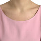 Chic Pink Bell Sleeve Top