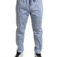 Elegant Light Blue Jogger Pants for Men