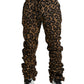 Chic Leopard Print Jogger Pants