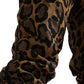 Chic Leopard Print Jogger Pants