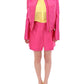 Elegant Pink Silk Blend Jacket