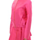 Elegant Pink Silk Blend Jacket