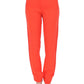 Chic Orange Boyfriend Pants - Italian Crafted