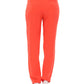 Chic Orange Boyfriend Pants - Italian Crafted