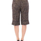 Elegant Multicolor Wool Blend Shorts