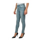 Light Blue Cotton Women Skinny Jean