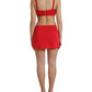 Exquisite Red Cut Out Bodycon Mini Dress