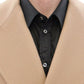 Elegant Beige Formal Wool Coat