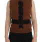 Timeless Wool and Lace Sleeveless Vest