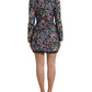 Floral Sheath Mini Dress Elegance