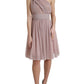 Elegant Asymmetrical Pink Tulle Dress