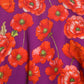 Vibrant Floral Silk Charmeuse Dress