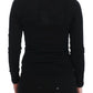 Elegant Black Deep Crewneck Sweater