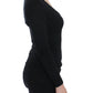 Elegant Black Deep Crewneck Sweater