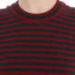 Elegant Striped Cashmere Crewneck Sweater