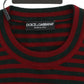 Elegant Striped Cashmere Crewneck Sweater