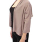 Elegant Cashmere-Silk Blend Light Knit Shrug