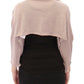 Elegant Cashmere-Silk Blend Light Knit Shrug