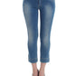 Chic Blue Capri Jeans for Elegant Summers