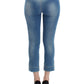 Chic Blue Capri Jeans for Elegant Summers