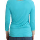 Elegant Blue Modal Blend Top