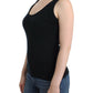 Elegant Black Cashmere Knit Top