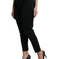 Elegant High-Waist Tapered Cropped Pants