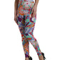 Enchanting Floral Print High-Waist Leggings